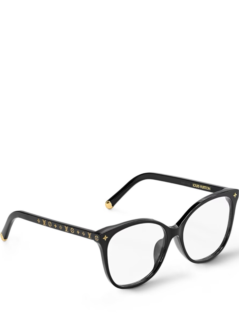 Louis Vuitton Black Cat-Eye Monogram Light Glasses - Picture 2 of 5